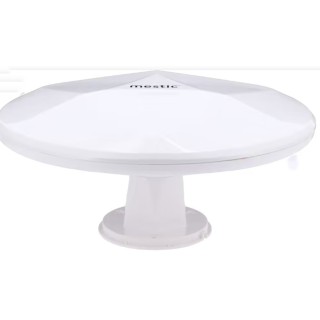 1 - Mestic Antena Omnidireccional para Autocaravanas, Furgonetas y Caravanas con Amplificador Integrado